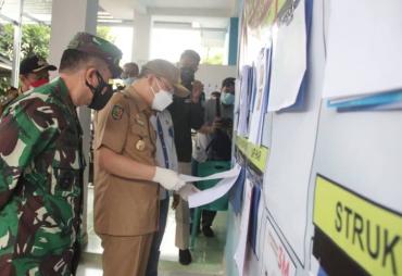 Dua Posko PPKM di Bengkulu Utara Disidak Gubernur Rohidin