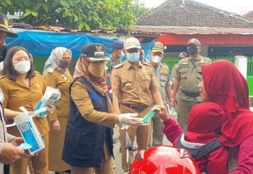 Satgas Covid-19 Kabupaten Tanggamus Lakukan Operasi Yustisi