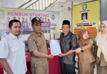 Kegiatan Musyawarah Rembuk Stunting Tahun 2022 Desa Taba Sating Berjalan Lancar