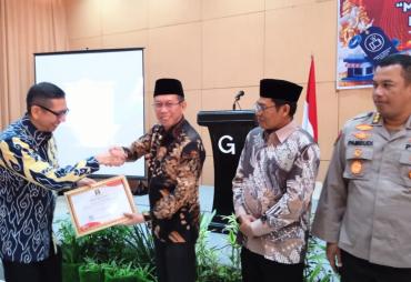 Pemprov Bengkulu Terima Piagam Penghargaan Pelayanan Kekayaan Intelektual