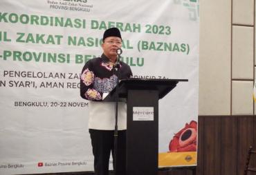 Gubernur Rohidin Minta Baznas se-Provinsi Bengkulu Fokus Melakukan Program