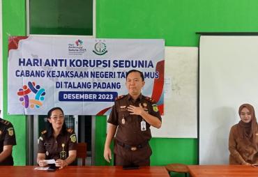Cabang Kejaksaan Negeri Tanggamus di Talangpadang  Peringati  Hari Anti Korupsi Sedunia 