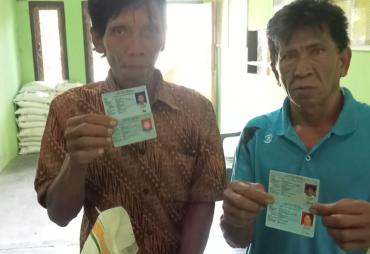 Pembagian Bantuan Sembakok di Pekon Karang Anyar Berjalan Lancar
