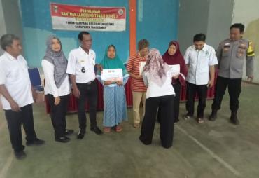 Pemeritah Pekon Campang Bagikan BLT DD Tahap IV Kepada  24 KPM