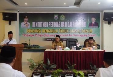 Pemprov Bengkulu Laksanakan Tahap Akhir Seleksi PHD Provinsi Bengkulu 1445 H/ 2024 M