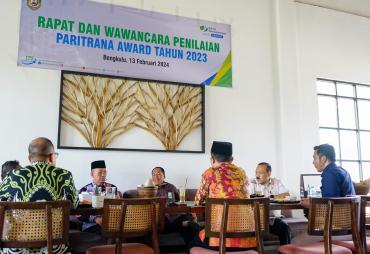 Sekda Provinsi Bengkulu Hadiri Rapat Penilaian Paritran Award 2023