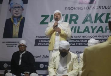 Anggota DPRD, Dempo Xler Ikuti Pengajian PPITTNI Kegiatan Zikir Akbar dan Doa Bersama