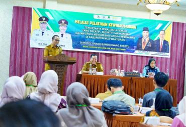 Pemkab Muba Gelar Pelatihan Kewirausahaan Bagi Pelaku UMKM