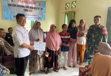 Pemdes Air Berau Salurkan BLT DD Bulan 7 dan 8, 16 KPM…