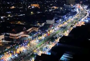 Foto belungguk point dari atas