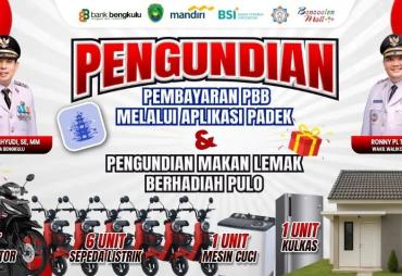 Pemkot Bengkulu Ajak Warga Hadiri Undian PBB PADEK di…