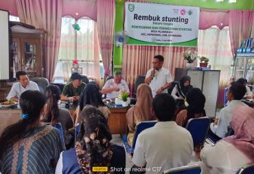Pemdes Pelangkian Laksanakan Rembuk Stunting Dalam Rangka…