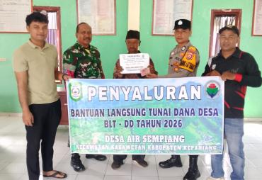 Empat KK Desa Air Sempiang Ditetapkan Sebagai Penerima BLT…