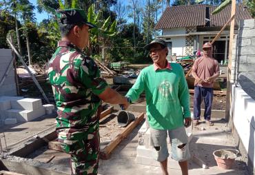 Kapten Inf Sofyan Amirudin Awasi Progres RTLH Program TMMD…