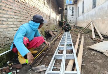 Penuh Ketelitian, Pembangunan RTLH Pak Paidi