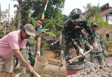 Satgas TMMD Kodim 0714/Salatiga Bersama Warga Kejar Target…