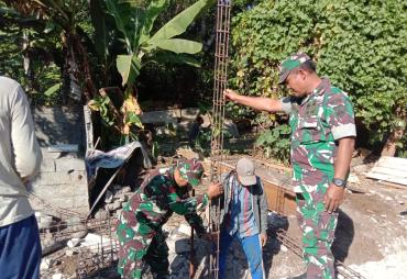 Danramil 09 Ambarawa Tinjau RTLH