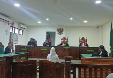Sidang kasus penggelapan Uang CV Mandiri sejahtera di pengadilan negeri bengkulu