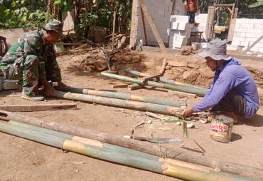 Pembuatan “BI” Penyangga Hebel Dikebut