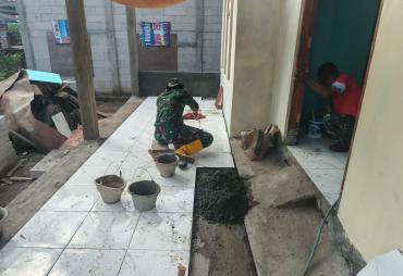 Dari Kuas dan Cat, Satgas TMMD Wujudkan Harapan Baru Warga…