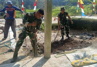 Teras Rumah Puput Dikebut Agar Segera Layak Dihuni