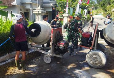 Betonisasi Jalan Berlanjut