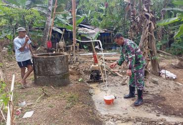 Sumur Bor TMMD Bawa Harapan Baru bagi Warga Cukil