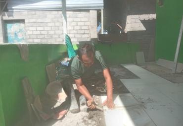 Progres RTLH TMMD Reguler ke-129 di Desa Cukil Capai Tahap…