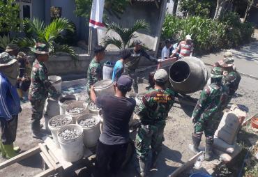 Satgas TMMD dan Masyarakat Wujudkan Infrastruktur Jalan…