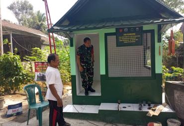 Dansatgas Pastikan Renovasi Pos Kamling Berjalan Optimal