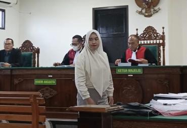 Sidang putusan Kasus penggelapan uang CV mandiri sejahtera