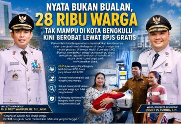 28.014 Warga Bengkulu Nikmati BPJS Gratis, Pemkot Pastikan…